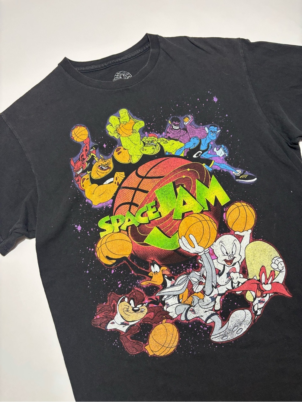 Space Jam Y2K Cotton Graphic T-Shirt